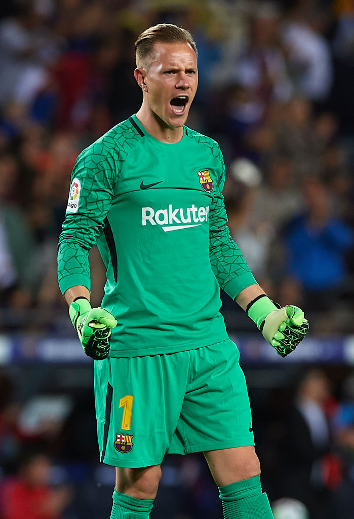 テア・シュテーゲン 実使用スパイク FCバルセロナ レアル・マドリード