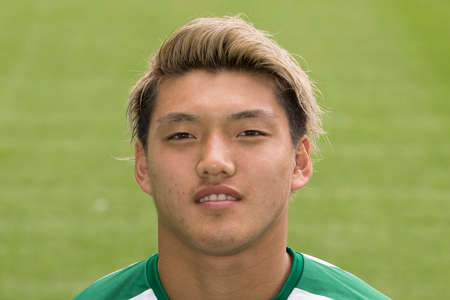 オランダ1部のフローニンゲンに所属する堂安律【写真：FC Groningen】