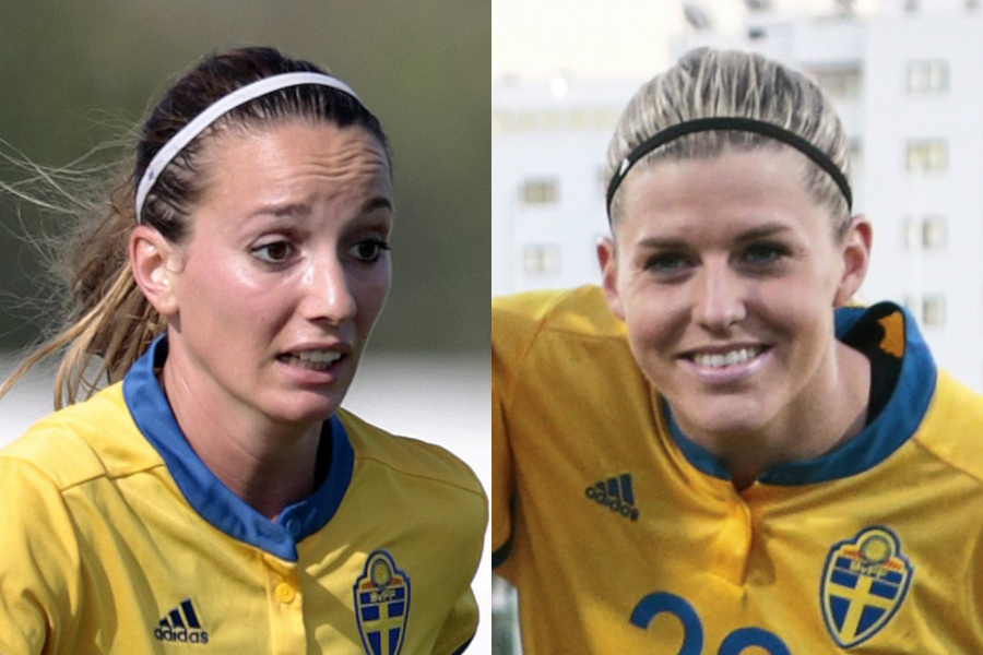 スウェーデン女子代表の美女fwも参加 男子トイレで 縄跳びウォームアップ が話題 フットボールゾーン