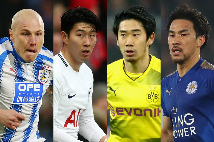 英メディア選出 アジア人選手ベスト7 に日本人4人選出 1位に君臨するのは フットボールゾーン