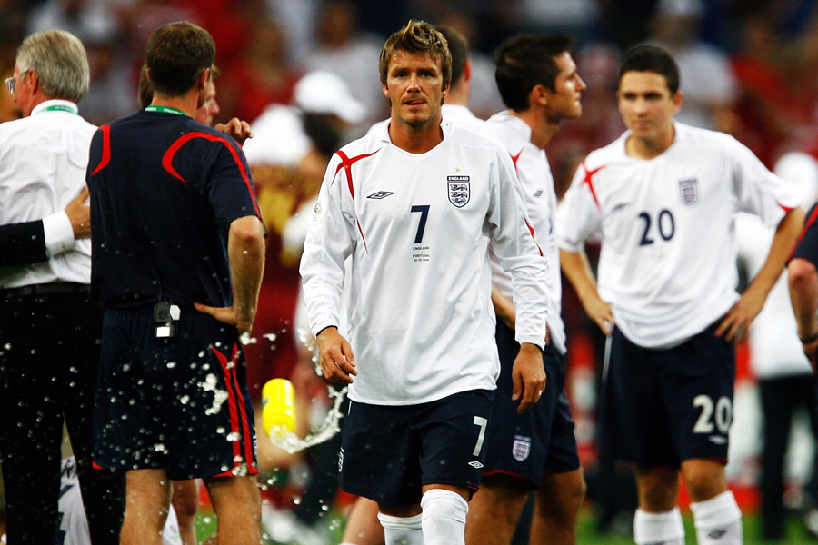 2006年のドイツ大会は、ベッカムにとって最後のW杯となった【写真：Getty Images】