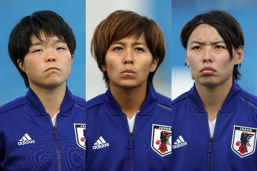 英紙は市瀬（左）、岩渕（中央）、熊谷（右）の活躍ぶりを評価【写真：Getty Images】