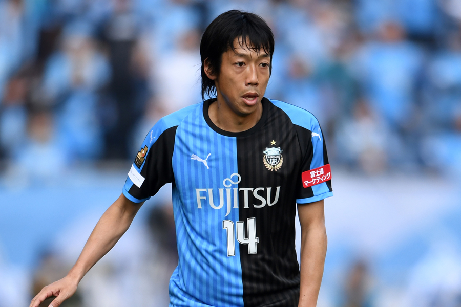 試合直後の、中村憲剛の様子を、森谷が撮影してアップ【写真：Getty Images】