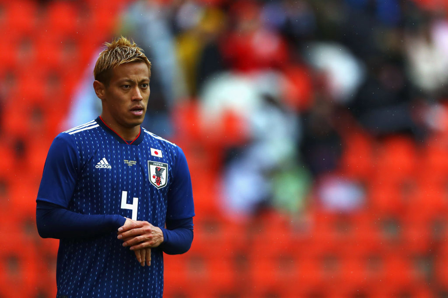 本田がチャンスで決め切れず【写真:Getty Images】