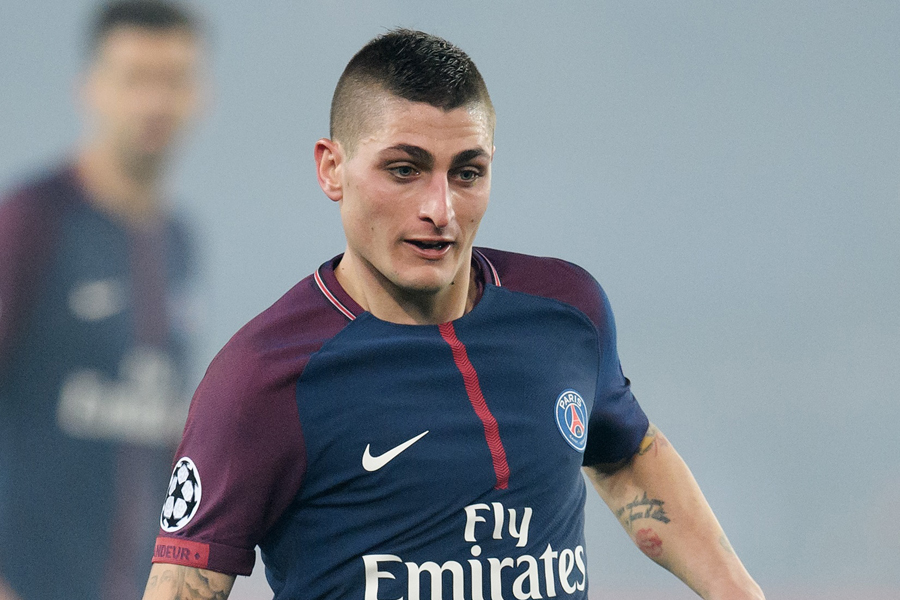 ヴェッラッティは、トップ選手であれば誰もがPSGというビッグクラブでのプレーを望むだろうとクラブ愛を示した【写真：Getty Images】