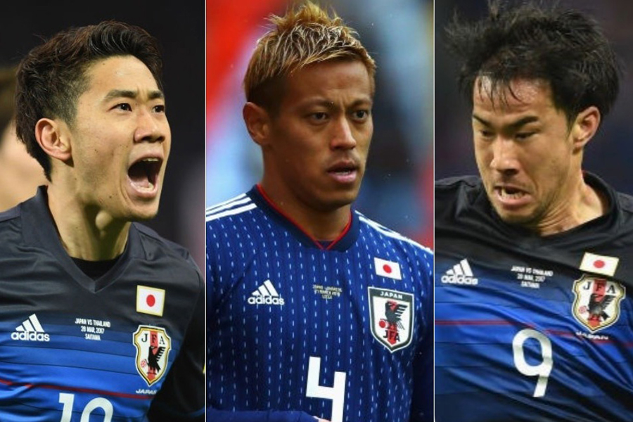 本田、香川、岡崎の“ビッグ3”について言及している【写真:Getty Images】