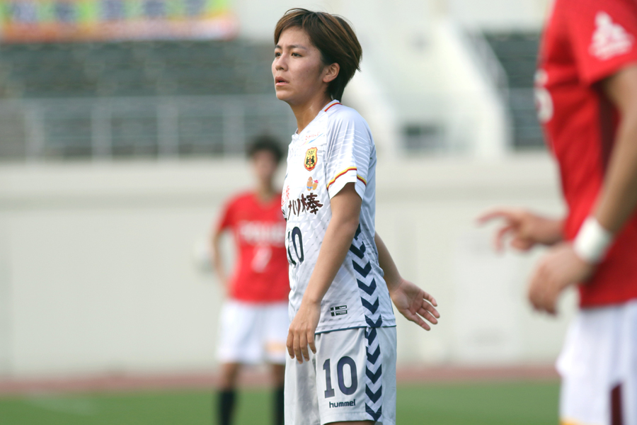 4月の女子アジアカップで鼻を骨折して手術を受けたFW岩渕真奈が復帰【写真：Football ZONE web】