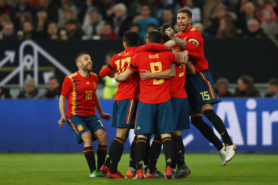 スペイン代表が、W杯に臨む23人を発表した【写真：Getty Images】