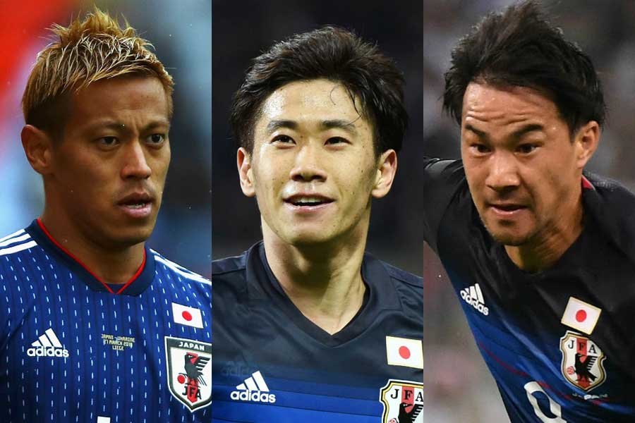 本田・香川・岡崎のビッグ3【写真：Getty Images】