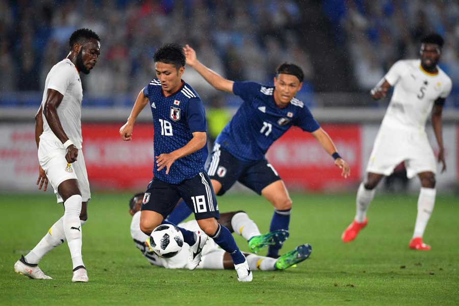 日本代表、W杯前の国内最終戦は、ガーナ相手に0-2敗戦【写真：Getty Images】