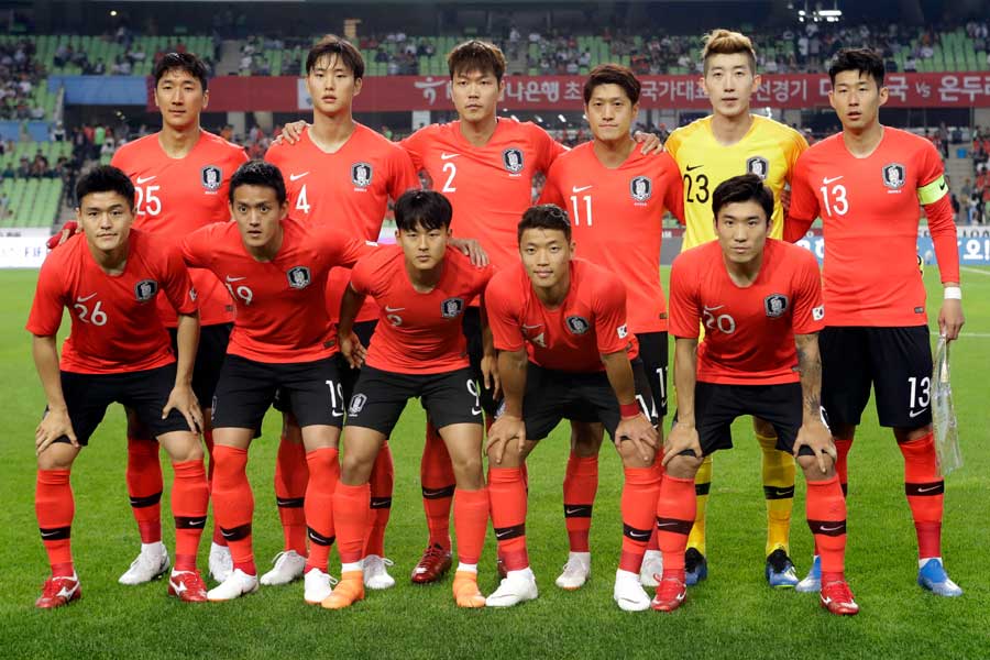 韓国代表ユニフォーム、FIFAが“日本”と誤表記で物議【写真：AP】