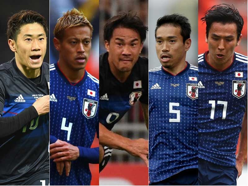 「FOXスポーツ」アジア版は日本代表の5選手を「ベテラン・クインテット（五銃士）」と注目している【写真：Getty Images】