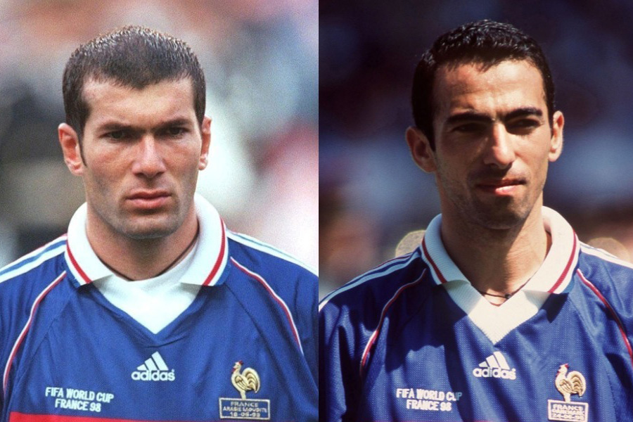 かつてフランス代表で、同じタイプのジョルカエフとの共存は、「なんの問題もなかった」とジダン監督は回想した【写真:Getty Images】