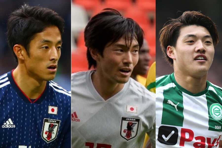 有力候補に浮上した森岡、中島、堂安【写真：Getty Images】