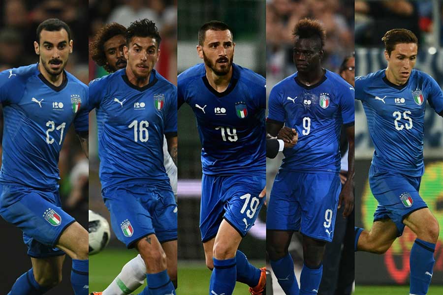 フランス代表との親善試合で先発濃厚なイタリア代表の選手たち【写真：Getty Images】