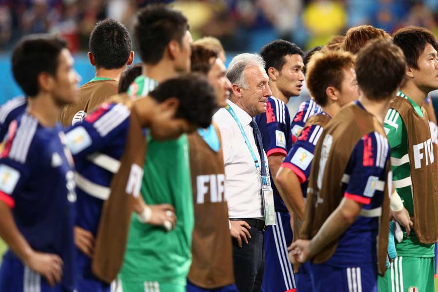 "ザックジャパン"が臨んだブラジルW杯では1分2敗でグループリーグ敗退となった【写真：Getty Images】