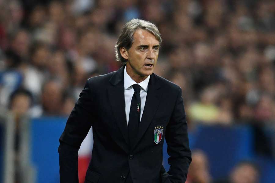 イタリア代表を率いるマンチーニ監督【写真：Getty Images】