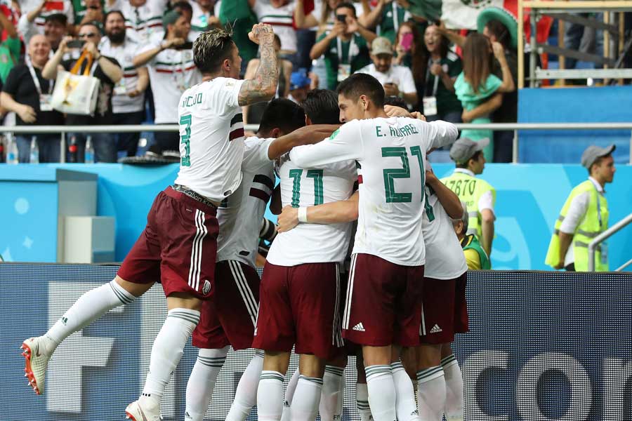 メキシコが韓国に2-1勝利で、決勝Tへ大きく前進【写真：Getty Images】