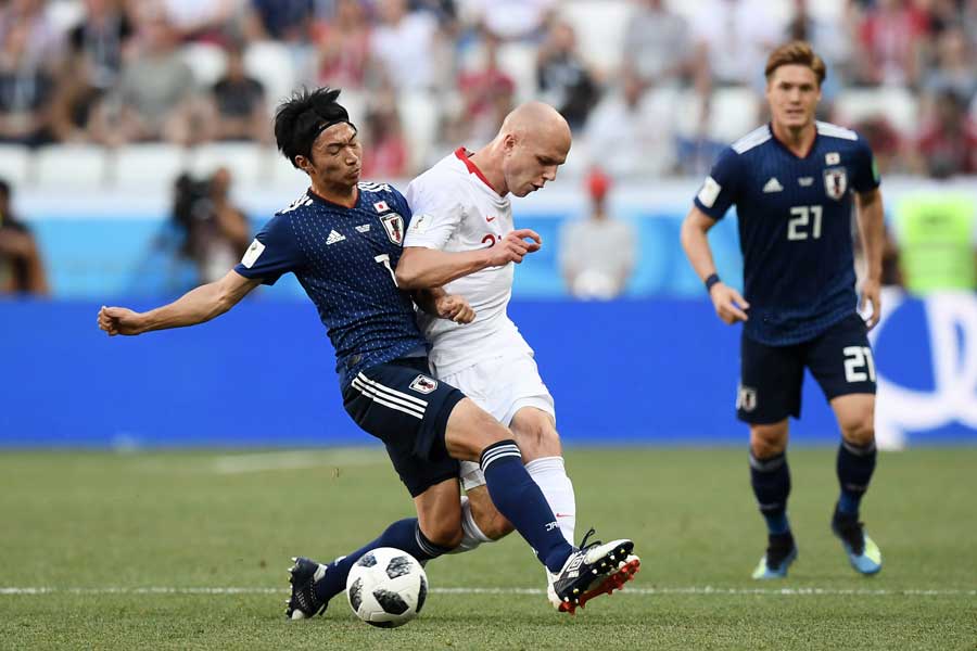 日本の3戦合計のファウル数「28」はここまで最少だ【写真：Getty Images】