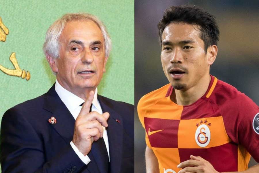 日本代表のハリルホジッチ前監督は、トルコ紙で長友の去就について言及している【写真:Getty Images】