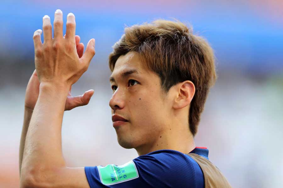 決勝ゴールを叩き込んだFW大迫勇也が日本の悪癖について言及している【写真:Getty Images】