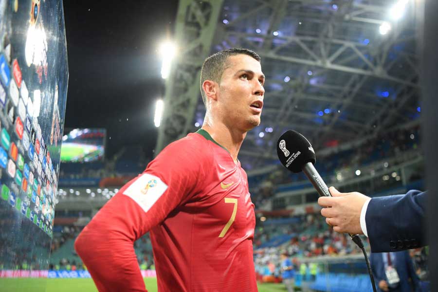 「僕らは本命じゃないけど優勝候補」と試合後ロナウドは強く言い放った【写真:Getty Images】