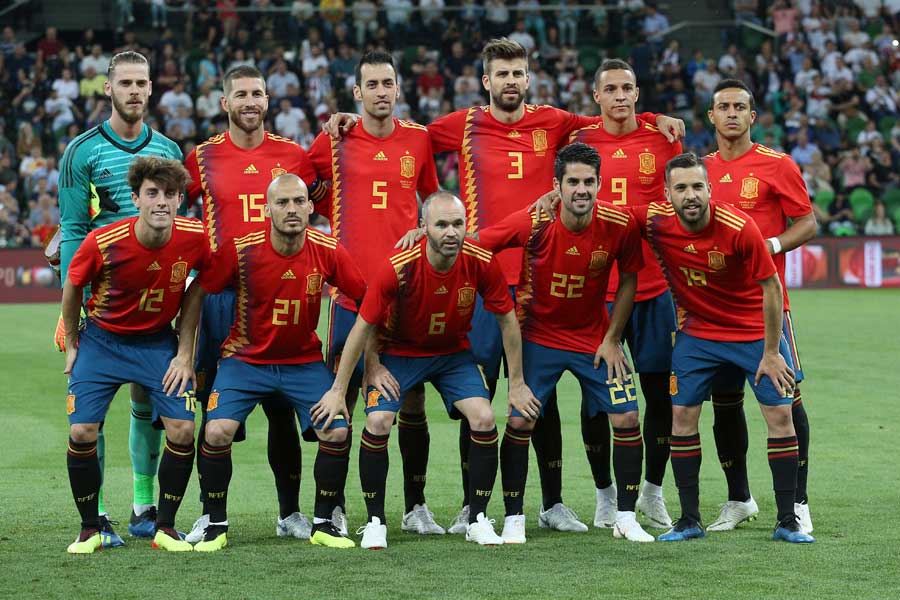 スペイン代表、EURO2016後に圧巻の20戦無敗でロシアW杯に突入【写真：AP】