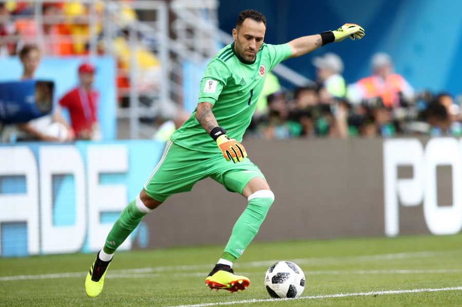 コロンビア代表GKオスピナのパフォーマンスにアーセナルファンが不満を爆発させている【写真:Getty Images】