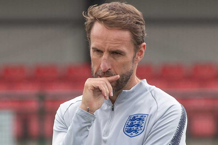 イングランド代表を率いるギャレス・サウスゲイト監督【写真:Getty Images】