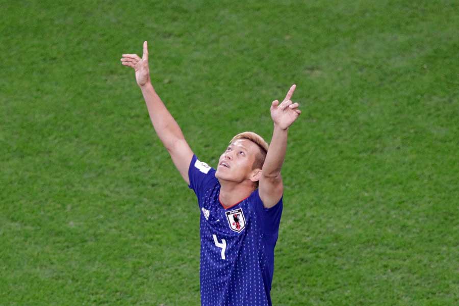 英メディアが本田圭佑の勝負強さを絶賛【写真:AP】