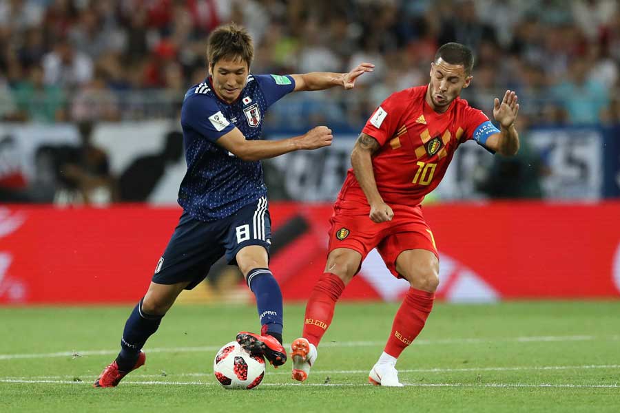 「16強敗退国ベスト11」に原口が名を連ねた【写真：Getty Images】