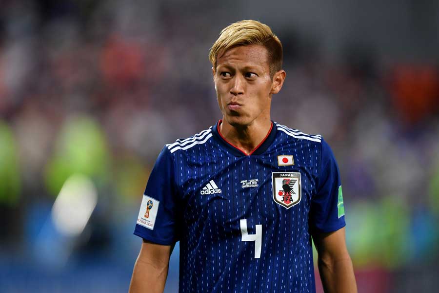 ロシアW杯を最後に代表引退を示唆した本田【写真：Getty Images】