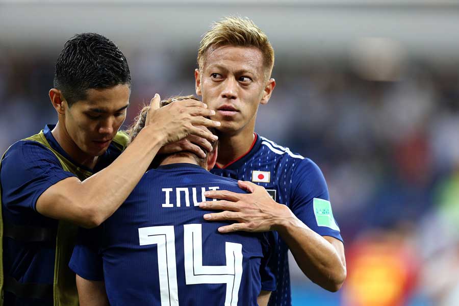 普段の振る舞いも含めて、ハリウッドスターも本田の“ハート”を称えている【写真：Getty Images】