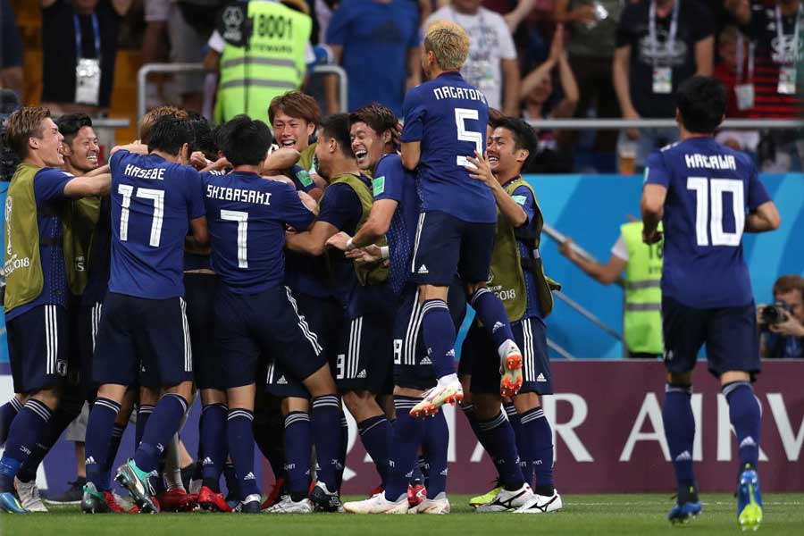 「W杯期待値“変動”ランキング」で日本代表は2位にランクインしている【写真：Getty Images】