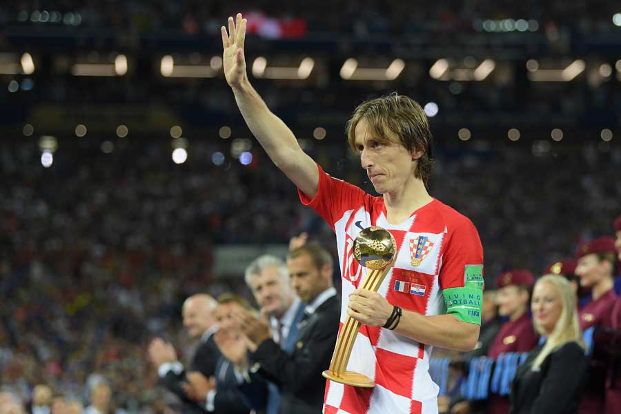 ロシアW杯で大会MVPに輝いたモドリッチ【写真：Getty Images】