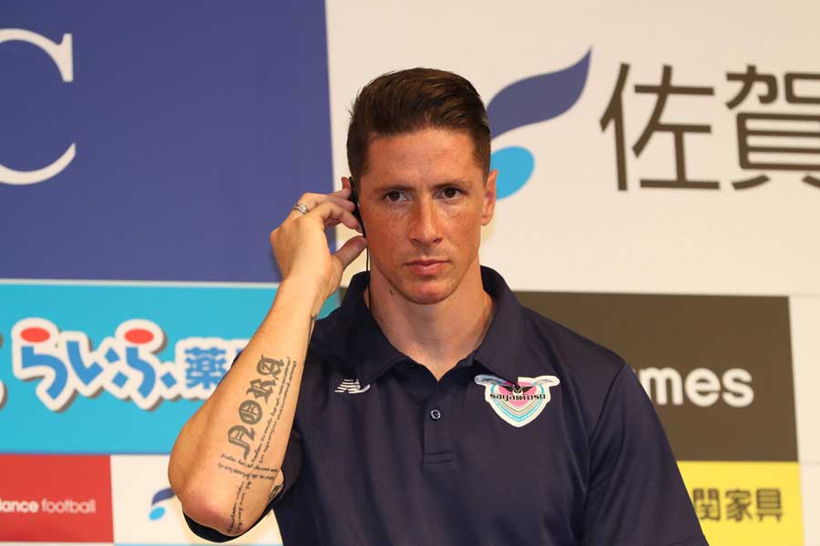J1サガン鳥栖に加入した元スペイン代表FWフェルナンド・トーレス【写真:Football ZONE web】