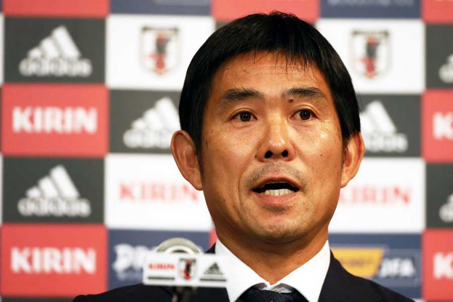 日本代表の森保新監督【写真:Getty Images】