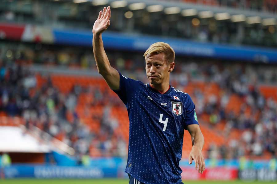 本田圭佑、自らの魂を受け継ぐ“後継者”を示唆【写真：AP】