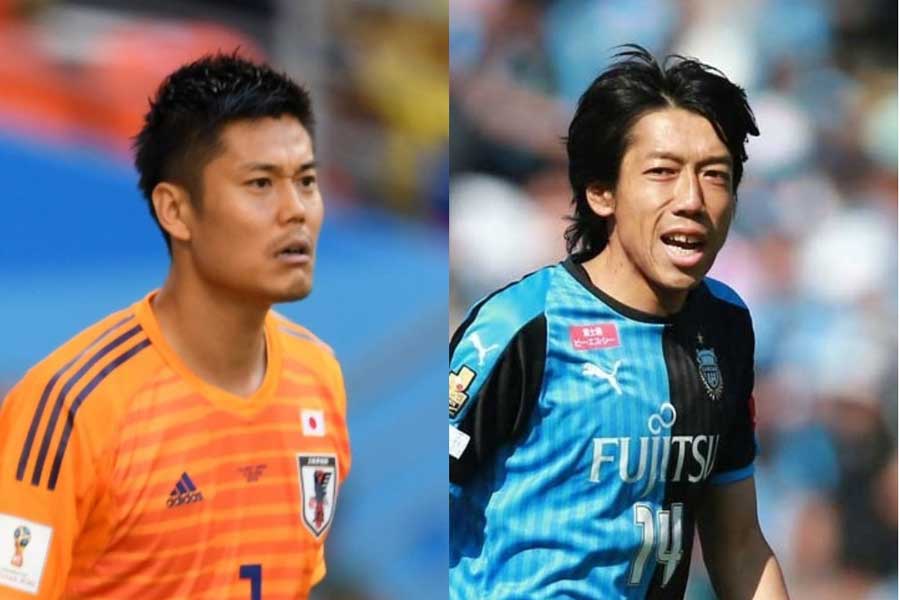 中村憲剛 日本代表gk川島永嗣と笑顔の旧友2ショット 練習生来てました 笑 フットボールゾーン