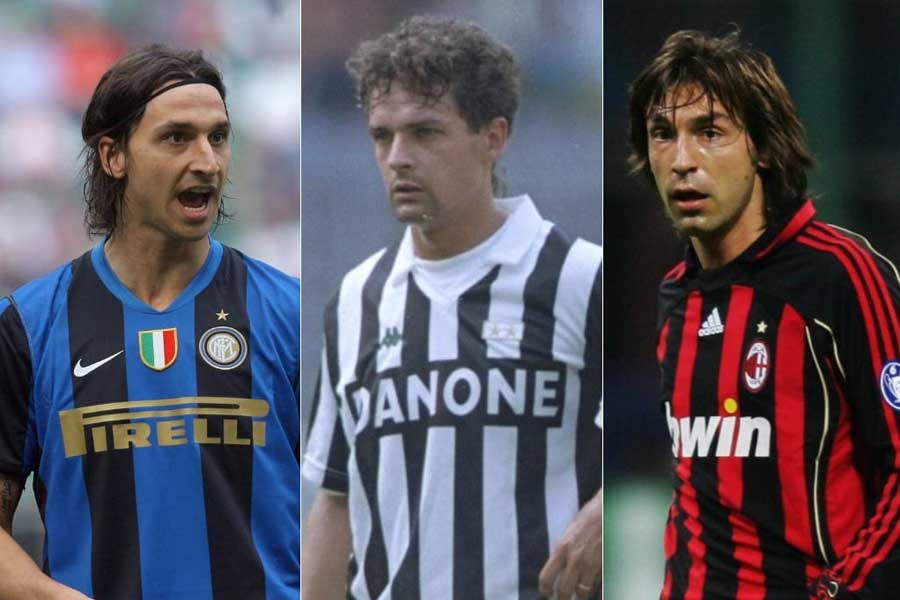 イタリア名門3クラブに在籍した10人 に海外紙注目 天才バッジョら歴代名手を選出 フットボールゾーン
