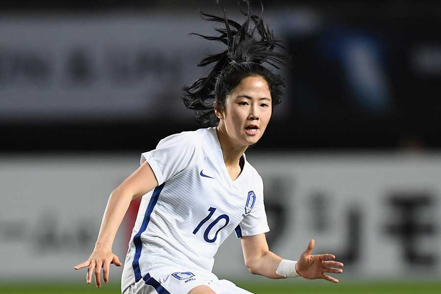 韓国女子代表MFイ・ミナ【写真：Getty Images】