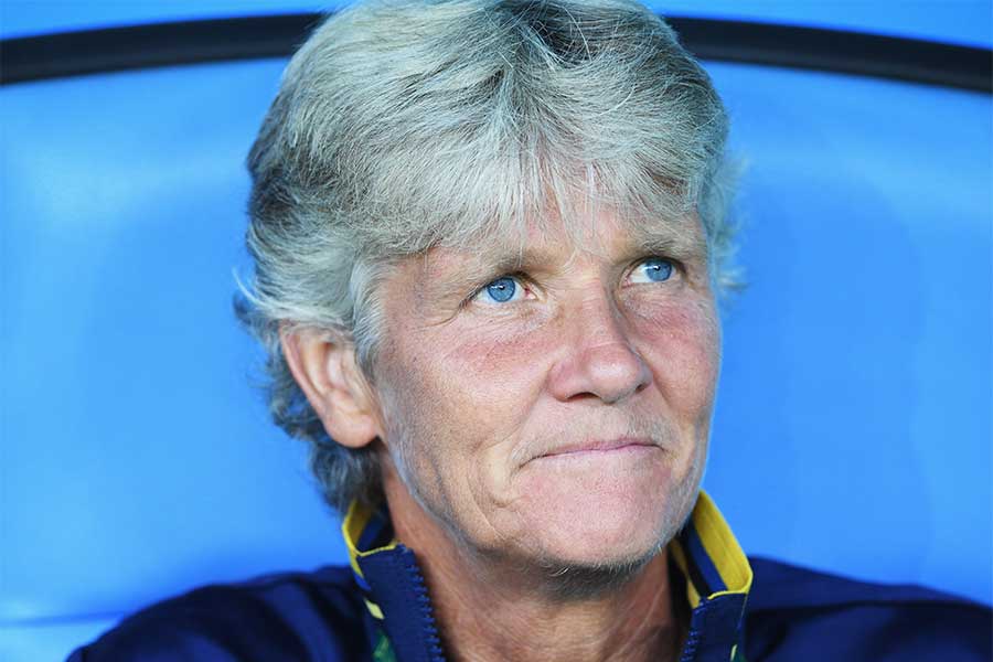 元アメリカ女子代表監督のピア・スンドハーゲ氏【写真：Getty Images】