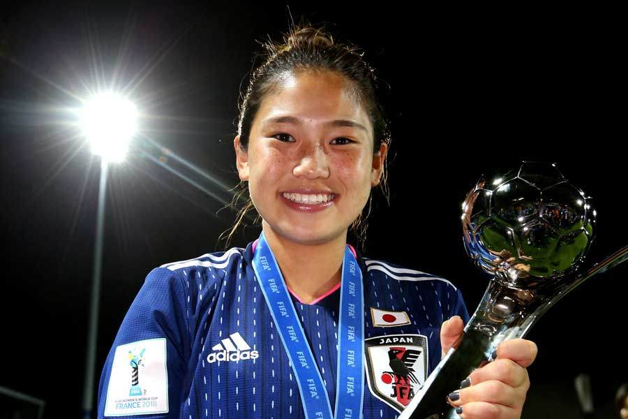 U-20日本女子代表10番MF長野【写真：Getty Images】