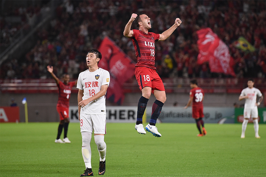 移籍後初ゴールを挙げたセルジーニョ【写真：Getty Images】