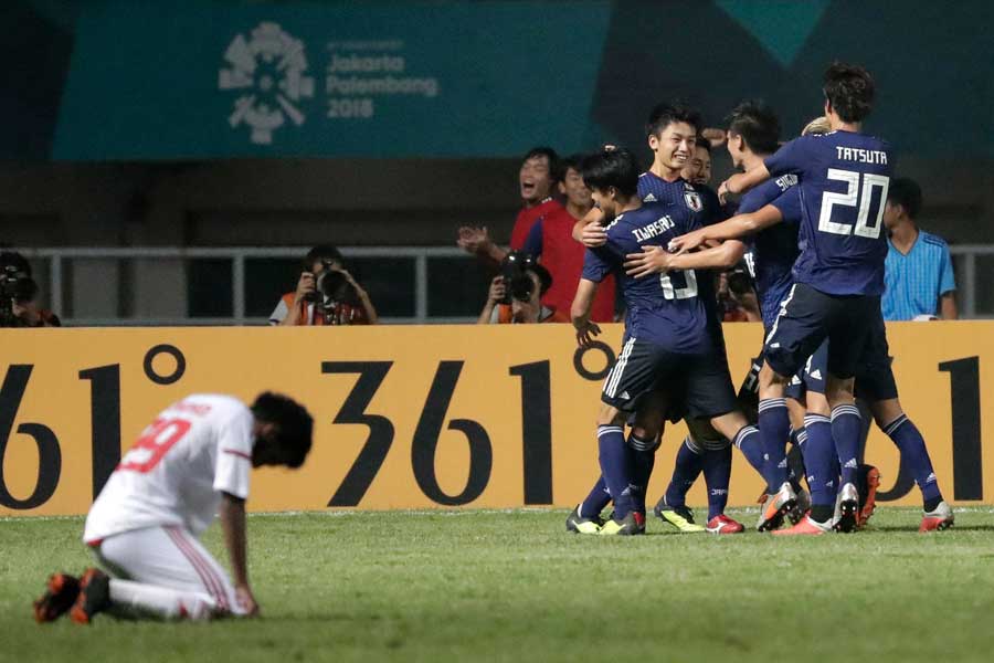 U-21日本代表、アジア大会決勝進出！【写真：AP】