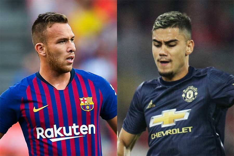 アルトゥール（左）、アンドレアス・ペレイラ（右）【写真：Getty Images】