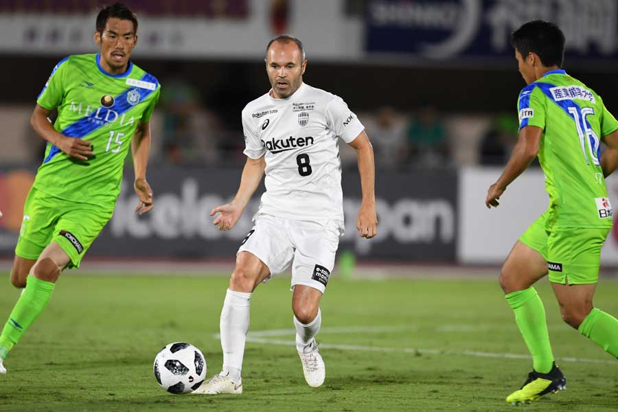 ヴィッセル神戸のMFアンドレス・イニエスタ【写真：Getty Images】