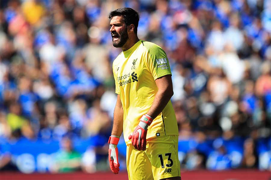 リバプールGKアリソン【写真：Getty Images】