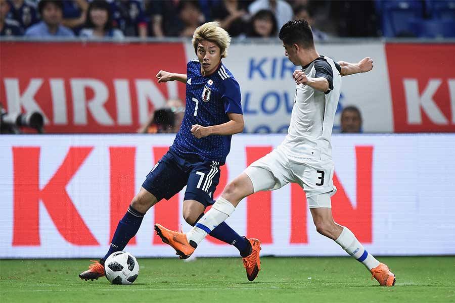 日本代表MF伊東純也【写真：Getty Images】