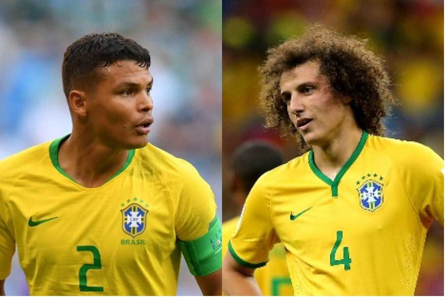 「世界最高のDF」として、ブラジル代表のシウバとルイスの名を挙げた【写真:Getty Images】
